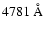 $4781~\AA$