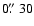 $0\hbox{$.\!\!^{\prime\prime}$ }30$