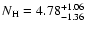 $N_{\rm H}=4.78^{+1.06}_{-1.36}$
