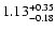 $\rm 1.13^{+0.35}_{-0.18}$