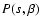 $P(s,\beta)$