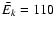 ${\bar E}_k=110$