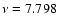 $\nu=7.798$