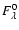 $F_{\lambda}^0$