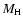$M_{\rm H}$