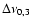 $\Delta \nu_{0,3}$