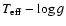 $T_{\rm eff} -\log g$