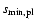 $s_{\rm min,pl}$