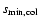 $s_{\rm min,col}$