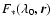 $F_{*}(\lambda_0,\vec{r})$