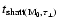 $t_{\rm shatt(M_0,\tau_\bot)}$