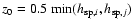 $z_{\rm0}=0.5~{\rm min}(h_{{{\rm sp}},i},h_{{{\rm sp}},j})$
