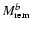 $M_{\rm {rem}}^b$