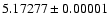 $5.17277\pm0.00001$