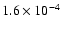 $1.6\times 10^{-4}$