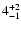 $\rm 4^{+2}_{-1}$