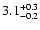 $\rm 3.1^{+0.3}_{-0.2}$