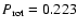 $P_{\rm rot}=0.223$