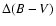 $\Delta (B-V)$
