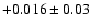 $+0.016\pm 0.03$
