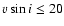 $v\sin i\leq 20$
