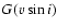 $G(v\sin i)$