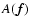 $A(\vec{f})$