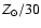 $Z_\odot/30$