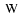 \ensuremath{~{\rm W}^{}~}