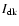 $I_{\rm dk}$