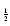 $_{\frac12}$