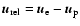 $\vec u_{\rm rel}=\vec u_{\rm e}-\vec u_{\rm p}$