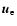 $\vec u_{\rm e}$