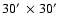 $30\hbox{$^\prime$ }\times 30\hbox{$^\prime$ }$