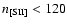 ${n_{\rm [SII]}} < 120$