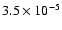 $3.5\times10^{-5}$