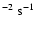$^{-2}~{\rm s}^{-1}$