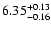 $\rm 6.35^{+0.13}_{-0.16}$