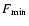 $F_{\min}$