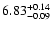 $\rm 6.83_{-0.09}^{+0.14}$