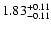 $\rm 1.83_{-0.11}^{+0.11}$