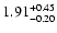$\rm 1.91_{-0.20}^{+0.45}$