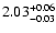 $\rm 2.03_{-0.03}^{+0.06}$