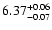 $\rm 6.37_{-0.07}^{+0.06}$