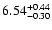 $\rm 6.54_{-0.30}^{+0.44}$