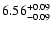 $\rm 6.56_{-0.09}^{+0.09}$