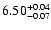 $\rm 6.50_{-0.07}^{+0.04}$
