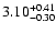 $\rm 3.10_{-0.30}^{+0.41}$