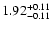 $\rm 1.92_{-0.11}^{+0.11}$