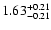 $\rm 1.63_{-0.21}^{+0.21}$